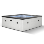 Spa gonflable carré en mousse Wave Garda pour 4 à 6 personnes