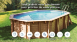 GRE Piscine bois Safran 6,20 x 3,95 x 1,36 m – Image 3