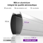 Pininfarina Parasol luxe déporté 3 x 3 m gris – Image 6