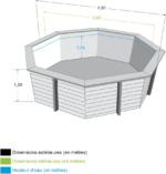 Piscine bois Ubbink Lagon – Image 6