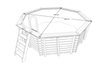 Piscine bois Ubbink Lagon – Image 5