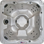 Spa American Spas Premium en acrylique pour 7 personnes avec banquette, 40 jets, ozonateur et réchauffeur de 5,5 kW – Image 3