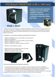 Pergola Bioclimatique Aluminium H2 Adossée Lames Orientables Parallèles Électrique (Moteur Vérin Télécommande) Sur Mesure À Chaque Poteau (Recommandé – Image 9