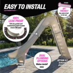 Toboggan de piscine Global Pool Products Bad Axe X7 – Image 4