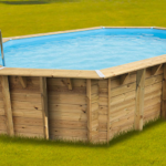 Piscine bois Sunwater 300 x 490 Ubbink