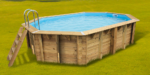 Piscine bois Sunwater 300 x 490 Ubbink
