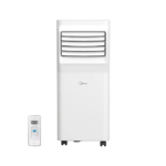 Climatiseur portable Midea 3-en-1 reconditionné (refroidisseur, ventilateur et déshumidificateur) – Unité légère et mobile avec kit d'installation facile