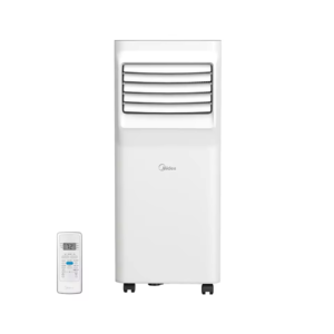 Climatiseur portable Midea 3-en-1 reconditionné (refroidisseur, ventilateur et déshumidificateur) – Unité légère et mobile avec kit d'installation facile