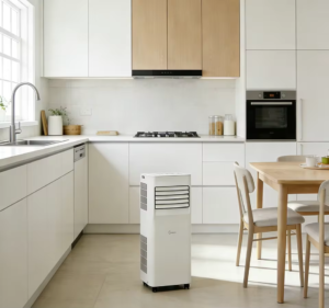 Climatiseur portable Midea 3-en-1 reconditionné (refroidisseur, ventilateur et déshumidificateur) – Unité légère et mobile avec kit d'installation facile – Image 3