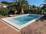 Piscine Prao6 6x3x1.50 led couleur