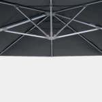 ARTELIA Tivani 3x4m · Parasol déporté LED · Toile Axroma · Gris foncé · Pied roulant inclus · Qualité premium – Image 2