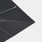 ARTELIA Tivani 3x4m · Parasol déporté LED · Toile Axroma · Gris foncé · Pied roulant inclus · Qualité premium – Image 4