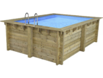 Piscine bois rectangle Maldives 3.20 X 3.20 X 1.24 M