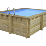 Piscine bois rectangle Maldives 3.20 X 3.20 X 1.24 M