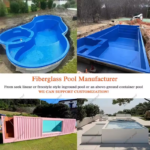 Vente en gros de coques de piscine enterrée en fibre de verre (grand format 8 m / 10 m) pour spa de jardin – Image 2