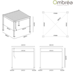 Ombréa Pergola bioclimatique autoportante – Image 8