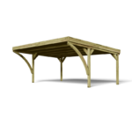 Carport bois double Victor Modern – Image 11