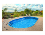Piscine enterrée ovale Ibiza 4,16x10x1,50m kit complet avec filtre à sable – Image 2