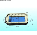 Canapé gonflable commercial personnalisé pour piscine, transat flottant portable pour fête - Canapé – Image 4