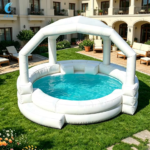 Canapé gonflable géant portable personnalisé pour fête au bord de la piscine, bar, tente
