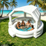 Canapé gonflable géant portable personnalisé pour fête au bord de la piscine, bar, tente – Image 2