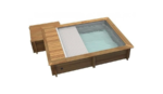 Piscine bois Carrée Urbaine + coffre + Filtration – Image 10