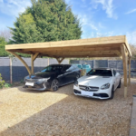 Carport bois double Victor Modern – Image 2