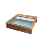 Piscine bois Carrée Urbaine + coffre + Filtration – Image 8