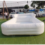 Canapé gonflable et piscine 2-en-1 (5 m / 16 pi) pour fêtes de famille en plein air – Fauteuil de détente de luxe pour enfants et adultes – Image 7