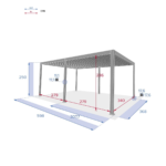 Hespéride Pergola bioclimatique EVORA grand modèle - 6 x 3,6 m – Image 3