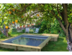 Piscine bois Carrée Urbaine + coffre + Filtration – Image 4