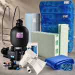 Kit piscine complet couloir de nage – auto construction - 8,00 x 3,00 / Argent – Image 7