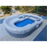 Canapé-transat gonflable pour piscine ou lac – 6 x 4 x 1,2 m