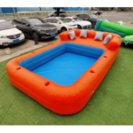 Canapé-salon gonflable en PVC pour piscine et jardin, 16,5 x 9 x 1 pi / 5 x 3 x 0,6 m ou sur mesure – PVC