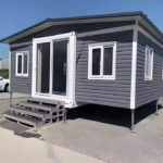 Maisons préfabriquées de luxe sur mesure – Maison conteneur extensible moderne, durable et de qualité (40 pieds, 60 m²) – Maison modulaire préfabriquée