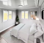 Maisons préfabriquées de luxe sur mesure – Maison conteneur extensible moderne, durable et de qualité (40 pieds, 60 m²) – Maison modulaire préfabriquée – Image 5