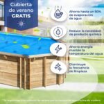 GRE Piscine bois Safran 6,20 x 3,95 x 1,36 m – Image 10