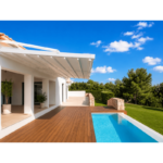 Pergola Toile Rétractable S-Luxe Sauleda Technical Étanche Suspendue (Bras de Supports) Électrique (Télécommande) Sur Mesure À Chaque Poteau (Recomm – Image 9
