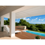Pergola Toile Rétractable S-Luxe Sauleda Technical Étanche Suspendue (Bras de Supports) Électrique (Télécommande) Sur Mesure À Chaque Poteau (Recomm – Image 8