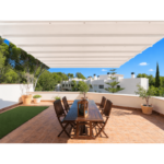 Pergola Toile Rétractable S-Luxe Sauleda Technical Étanche Suspendue (Bras de Supports) Électrique (Télécommande) Sur Mesure À Chaque Poteau (Recomm – Image 3