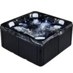 Spa extérieur Mallorca Édition Noire 4-5 personnes | 26 jets de massage inox | Balboa & LX | 160 × 160 cm – Image 2