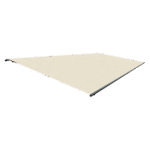 Store banne 6 x 4 mètres, modèle Premium avec semi-coffre, 6000 x 4000 mm, gris clair, avec commande manuelle à manivelle, configurer individuellement – Image 14