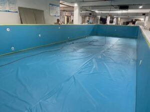 Durable extérieur IPOOLGO famille grande piscine gonflable adulte Rectangle soufflage profond – Image 3